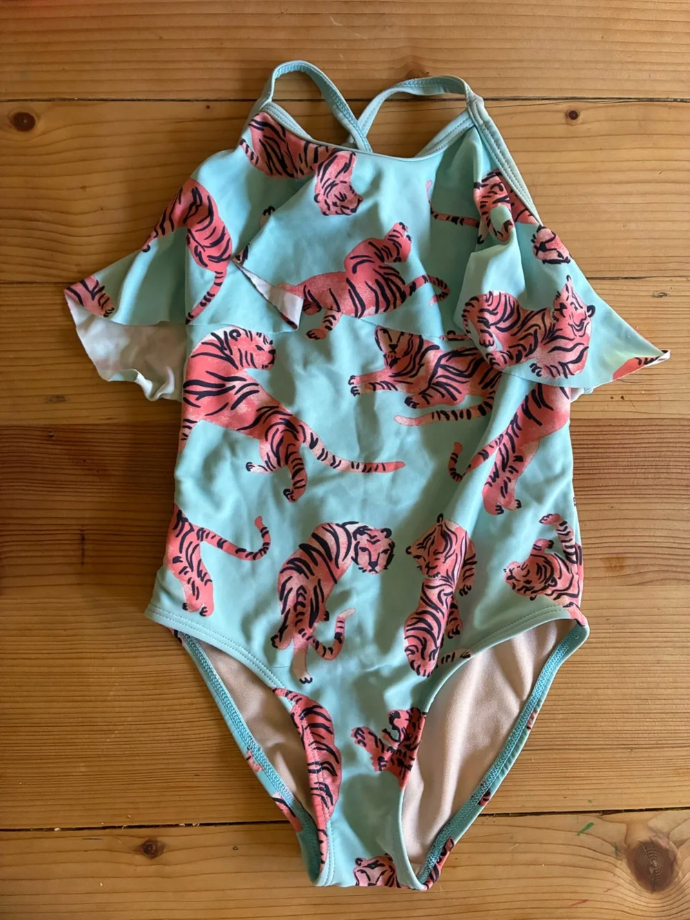 Lot of 10 girls swim separates, mix and match, size 5/6